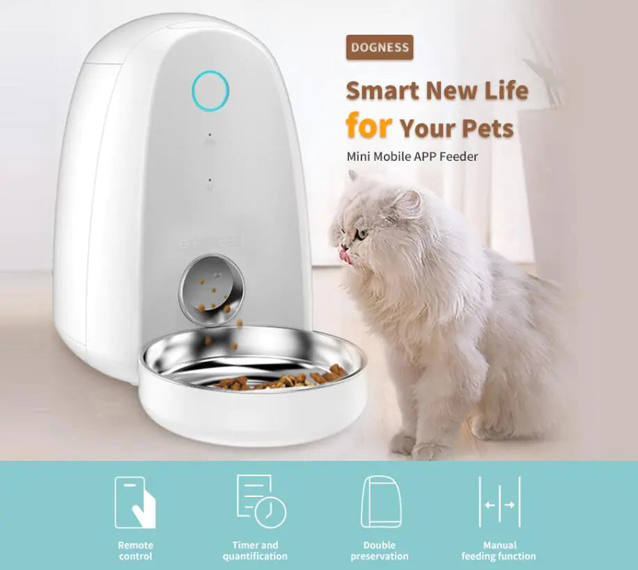 Smart Pet Automatic Feeder for Cats and Dogs