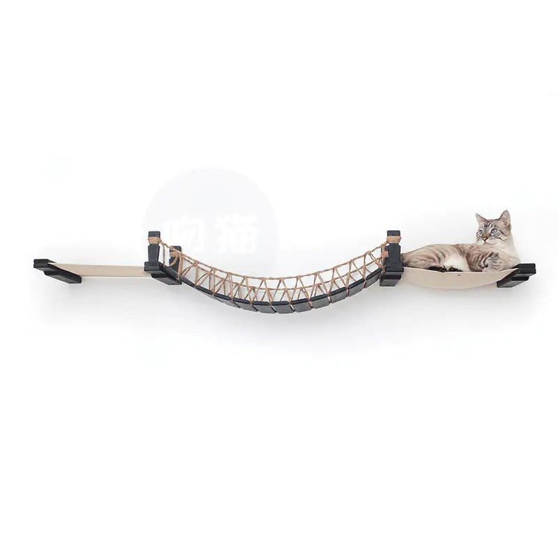 Cat Suspension Bridge Soft Ladder with Accessories