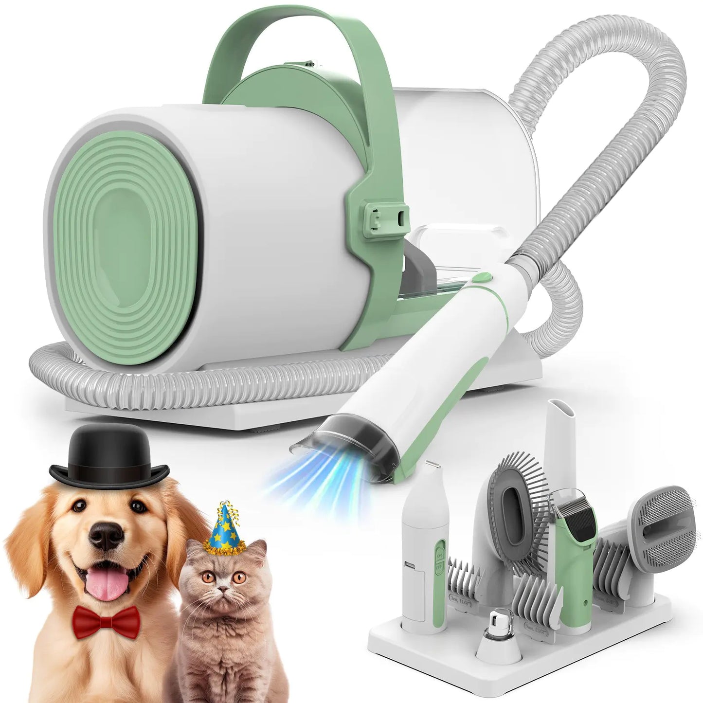 Pet Hair Remover Vacuum Grooming Machine