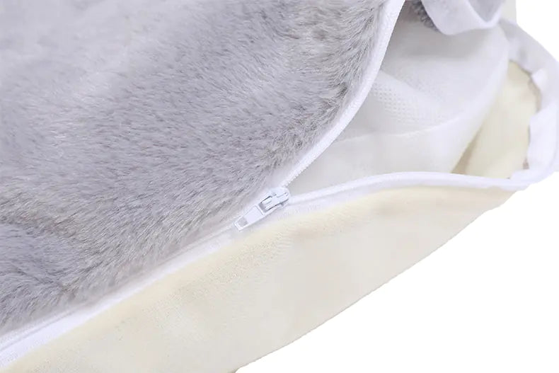 Reversible Quilted Warm Cat Bed for Pets in Autumn/Winter