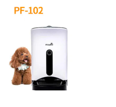 Smart Pet Feeder with Camera for Dogs and Cats