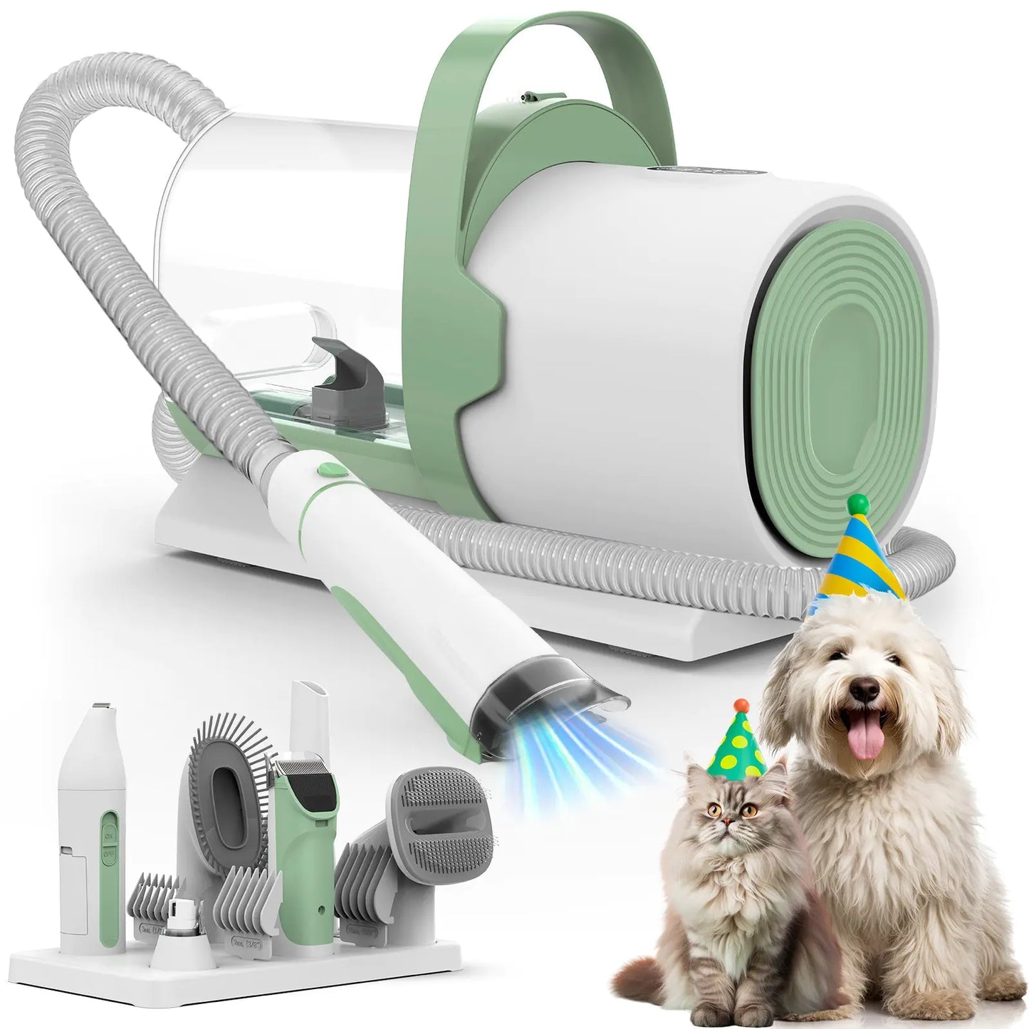 Pet Hair Remover Vacuum Grooming Machine