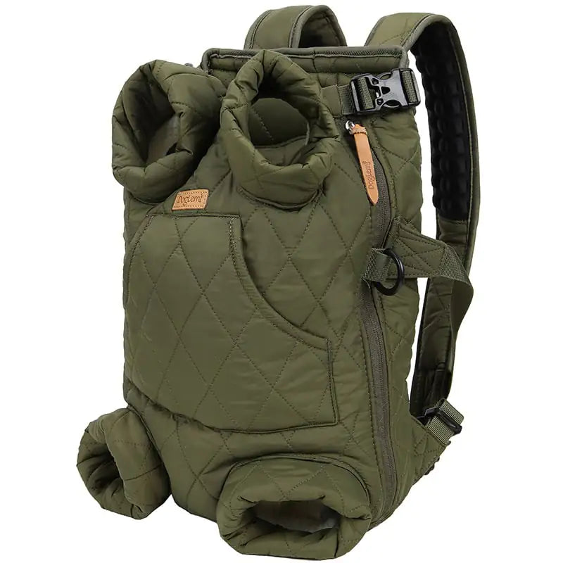 Winter Thickened Portable Pet Chest Backpack