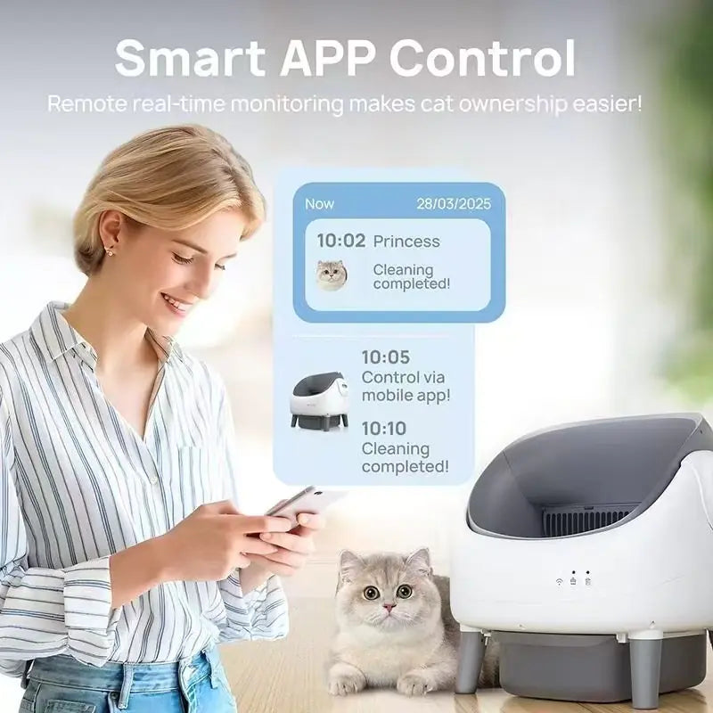 Smart Automatic Cat Litter Box